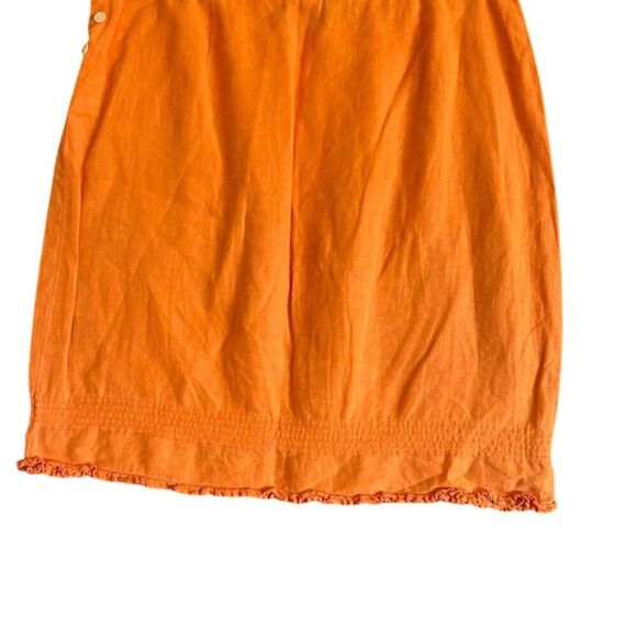 Gap Women's Orange Mini Skirt Size 6 Casual Summer Lightweight - Picture 1 of 8